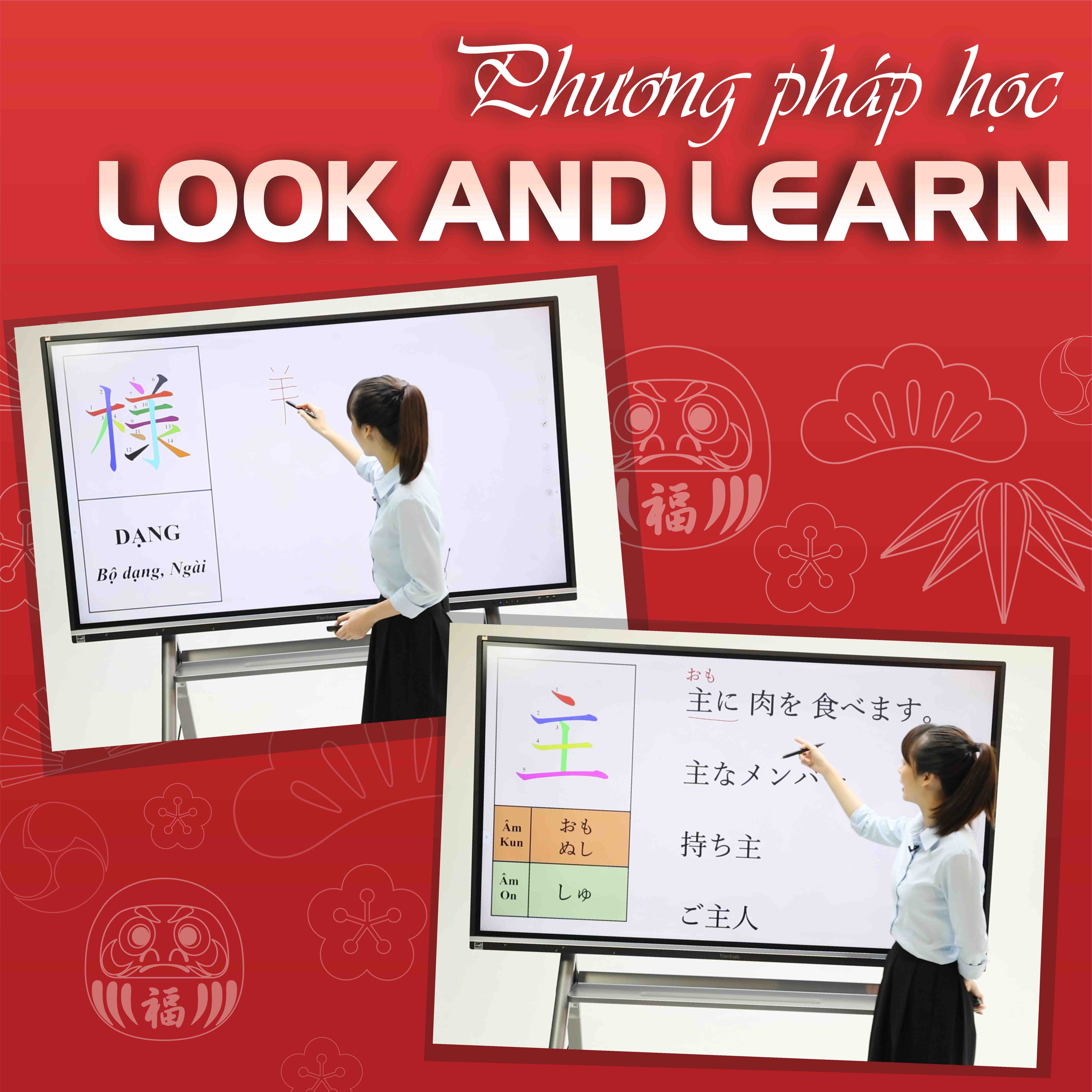 Trải nghiệm phương pháp Look & Learn kết hợp hiện đại và truyền